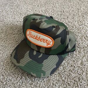 NEW Huckberry Camo Snapback Hat Cap